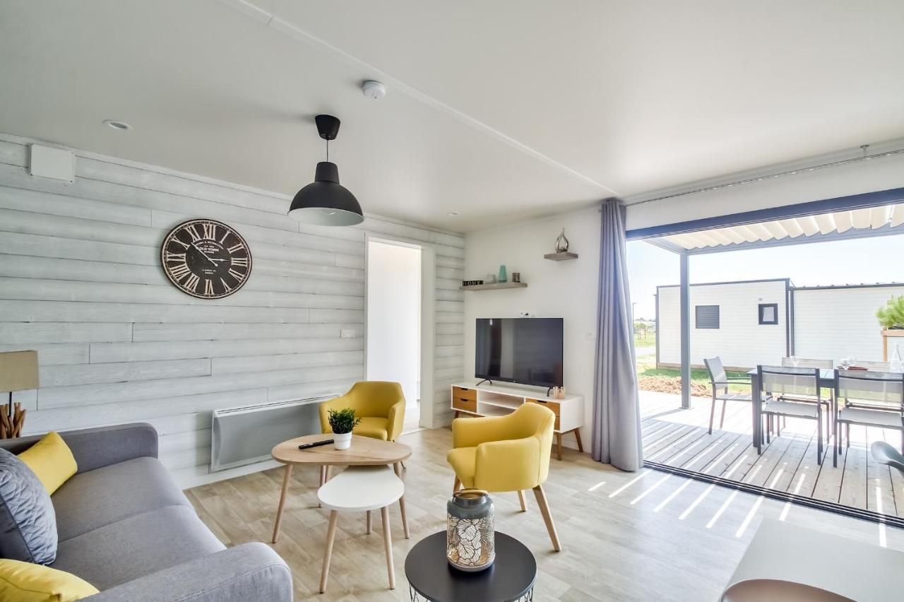 Chalet Pour 8 Dans Residence Avec Piscine Chauffee 布雷蒂诺斯梅尔 外观 照片