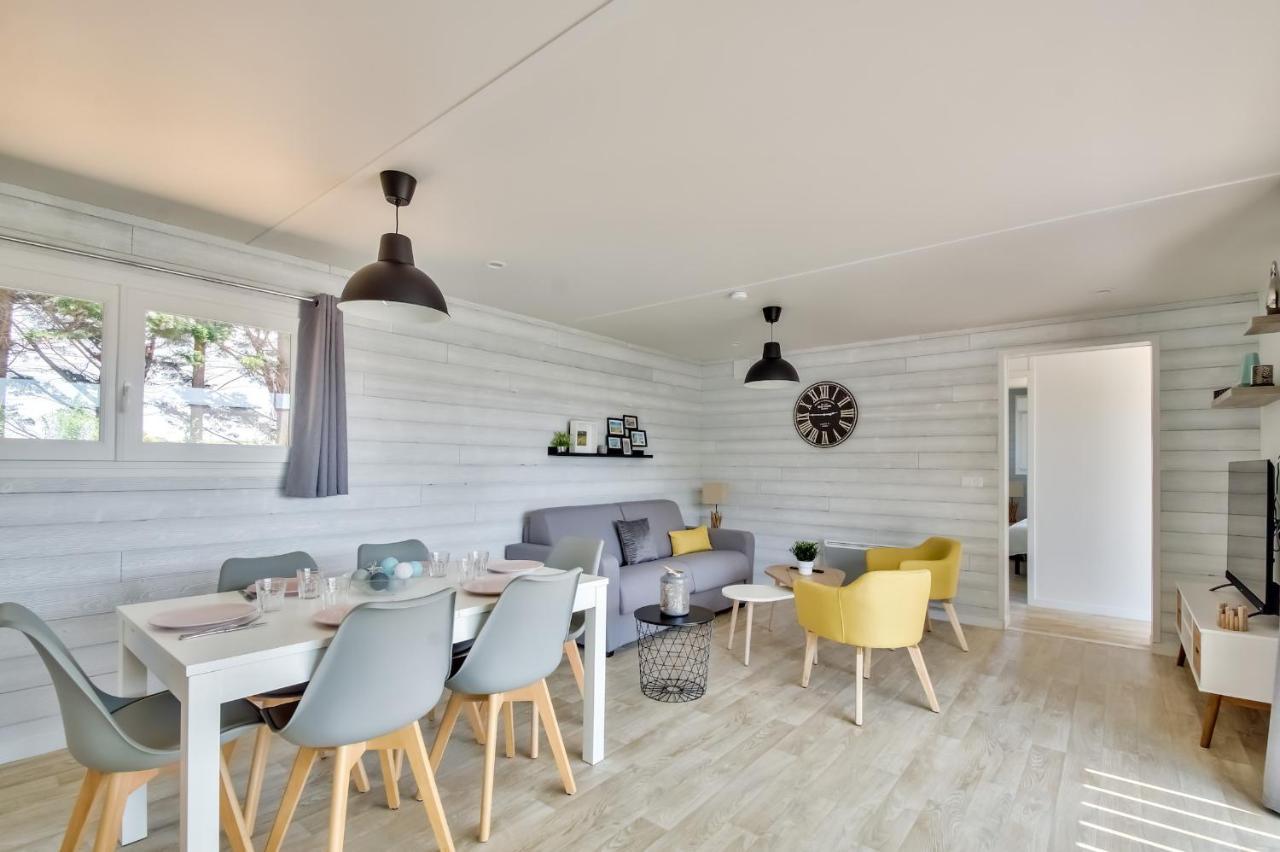 Chalet Pour 8 Dans Residence Avec Piscine Chauffee 布雷蒂诺斯梅尔 外观 照片