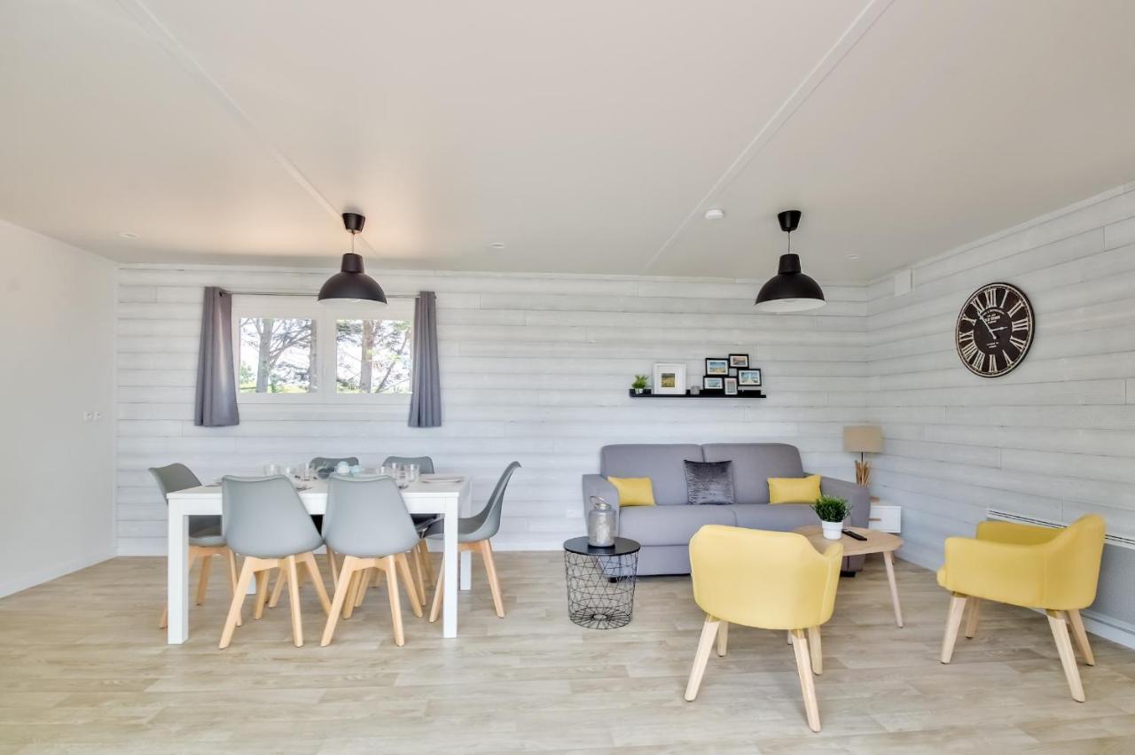Chalet Pour 8 Dans Residence Avec Piscine Chauffee 布雷蒂诺斯梅尔 外观 照片