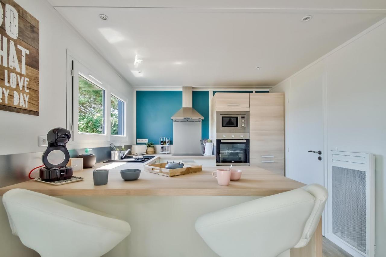 Chalet Pour 8 Dans Residence Avec Piscine Chauffee 布雷蒂诺斯梅尔 外观 照片