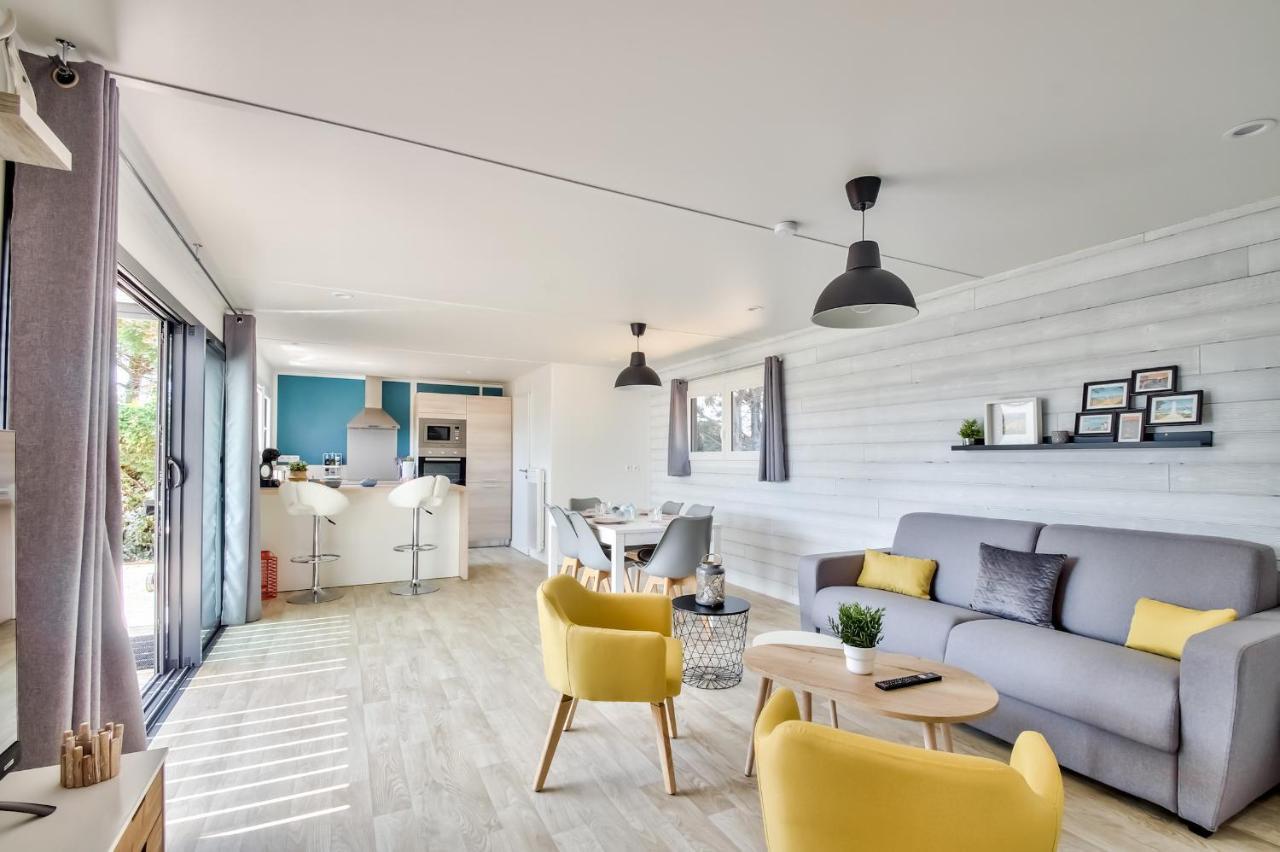 Chalet Pour 8 Dans Residence Avec Piscine Chauffee 布雷蒂诺斯梅尔 外观 照片
