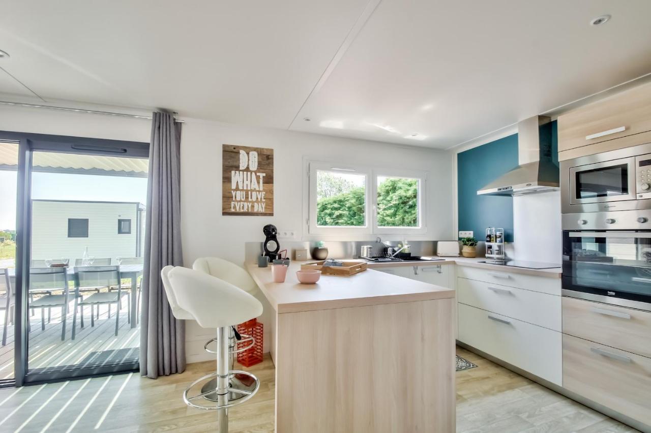 Chalet Pour 8 Dans Residence Avec Piscine Chauffee 布雷蒂诺斯梅尔 外观 照片