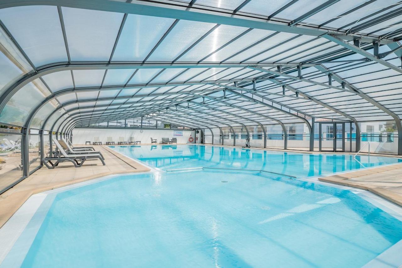 Chalet Pour 8 Dans Residence Avec Piscine Chauffee 布雷蒂诺斯梅尔 外观 照片