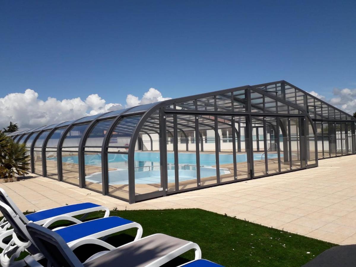 Chalet Pour 8 Dans Residence Avec Piscine Chauffee 布雷蒂诺斯梅尔 外观 照片
